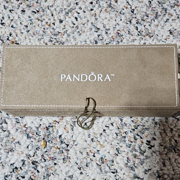 Pandora Beige Jewelry Box - Picture 1 of 4
